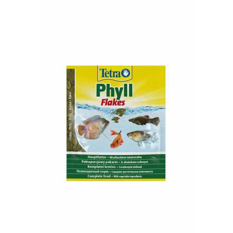 Tetra (Тетра) Phyll Flakes - Корм для риб у вигляді пластівців з рослинними інгридієнтами; 12 г: ціни та характеристики
