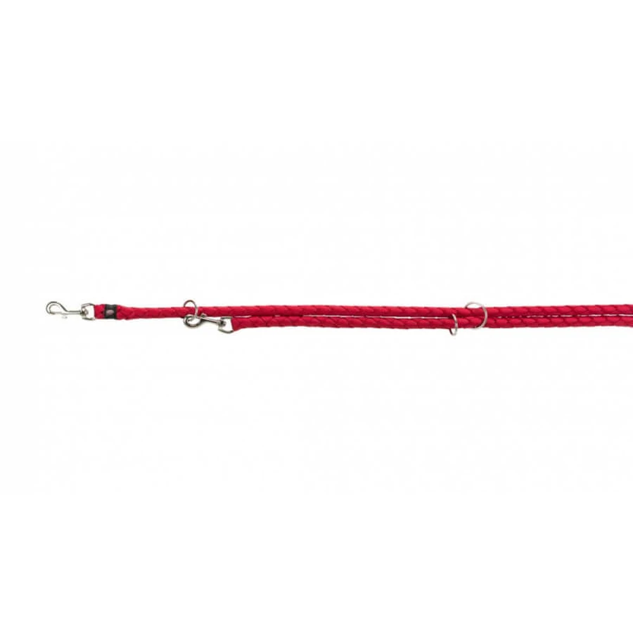 Trixie (Трикси) Cavo Adjustable Leash - Поводок-перестежка для собак; 1,2х200 см (Красный): цены и характеристики