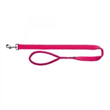 Trixie (Тріксі) Premium Leash - Повідець нейлоновий з неопреновою петлею; 1,5х120 см (Фуксія)