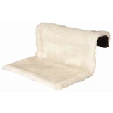 Trixie (Трикси) Radiator Bed - Лежак с длинным мехом на батарею для кошек; 45х26х31 см (Бежевый / Коричневый)