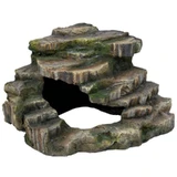 Trixie (Трикси) Decoration Corner Rock with Cave and Platform - Декорация скала с пещерой и платформой для террариума высотой 15 см; 16x12x15 см