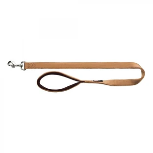 Trixie (Трикси) Premium Leash - Поводок нейлоновый с неопреновой петлей; 2,0х100 см (Карамельный)