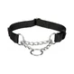 Trixie (Трикси) Premium Stop-the-pull Collar – Ошейник для собак с металлической цепочкой; L–XL (Черный)