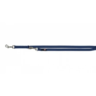 Trixie (Тріксі) Premium Adjustable Leash 3 stage - Повідець-перестібка для собак з 3-ма етапами регулювання; 2х200 см (Синій)