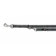 Trixie (Трикси) Premium Adjustable Leash 3 stage - Поводок-перестежка для собак c 3-мя этапами регулировки; 2х200 см (Графитовый)