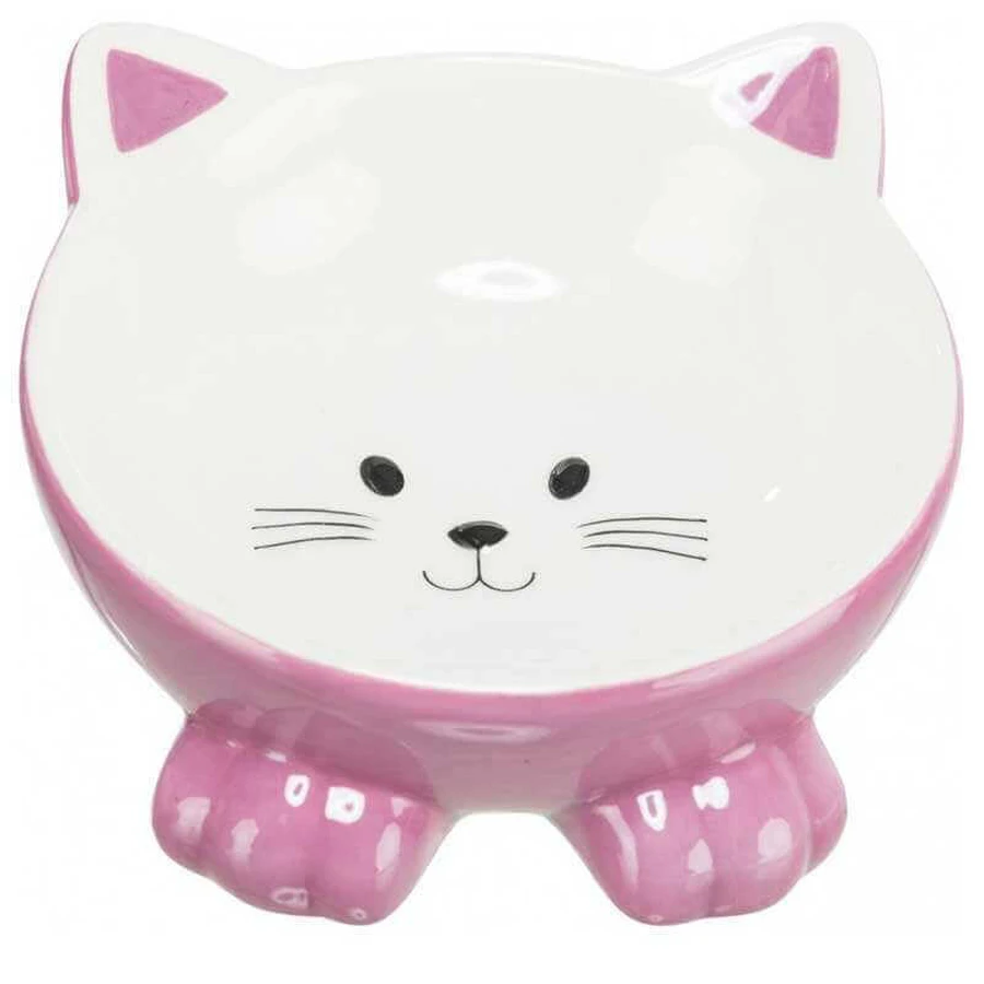 Trixie Ceramic Bowl - Миска керамическая Котик для кошек; 150 мл: цены и характеристики