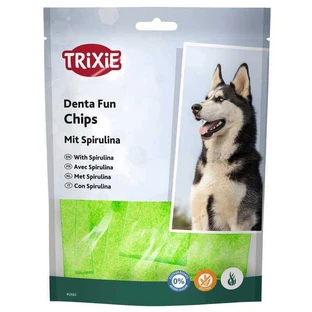 Trixie (Тріксі) KauChips Light Denta Fun - Ласощі для собак зі спіруліною; 100 г