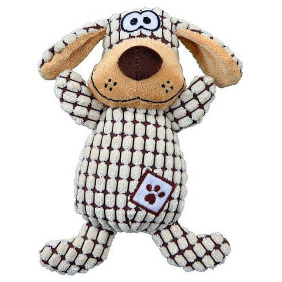 Trixie (Тріксі) Dog Plush Toy - М'яка іграшка для собак Собака в клітинку без пищалки; 26 см: ціни та характеристики