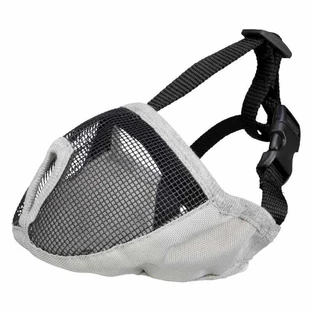 Тrixie (Трикси) Muzzle - Тканевый намордник для короткомордых собак; 40 см (Серый)