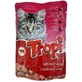 Tropi (Тропи) Pouch for Cat Beef in Gravy - Влажный корм с говядиной для котов (кусочки в соусе); 100 г