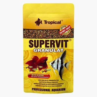 Tropical (Тропікал) Supervit Granulat - Сухий корм в гранулах для всіх акваріумних риб; 10 г