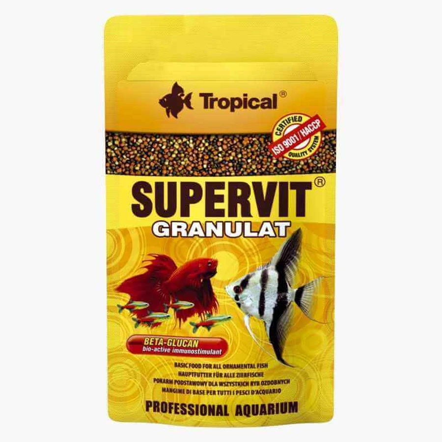 Tropical (Тропікал) Supervit Granulat - Сухий корм в гранулах для всіх акваріумних риб; 10 г: ціни та характеристики
