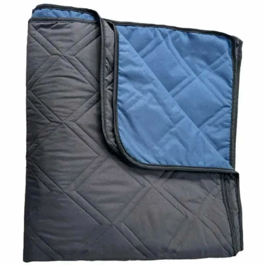 U-TEK Quilt Blank PollyPU - Покривало Аквастоп полуторне для домашніх тварин; 130х210 см (Сірий / Синій): ціни та характеристики