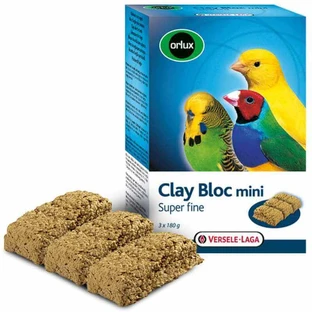 Versele-Laga (Верселе-Лага) Orlux Clay Bloc Mini - Минеральный блок с глиной для мелких птиц; 540 г
