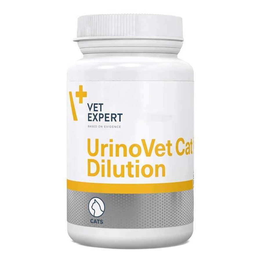 VetExpert (ВетЭксперт) UrinoVet Cat Dilution - Препарат для подкисления мочи кошек с проблемами мочевыводящих путей; 45 капсул: цены и характеристики
