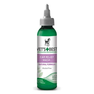 VET`S BEST (Ветс Бест) Ear Relief Wash - Рідкий очищувач для вух; 118 мл