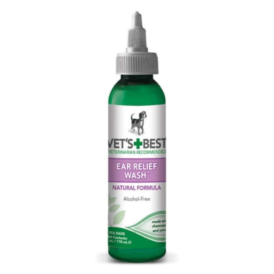 VET`S BEST (Ветс Бест) Ear Relief Wash - Рідкий очищувач для вух; 118 мл: ціни та характеристики