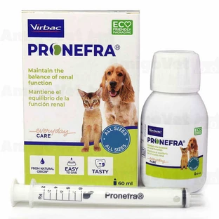 Virbac (Вирбак) Pronefra - Суспензия Пронефра для кошек и собак с почечной недостаточностью; 180 мл