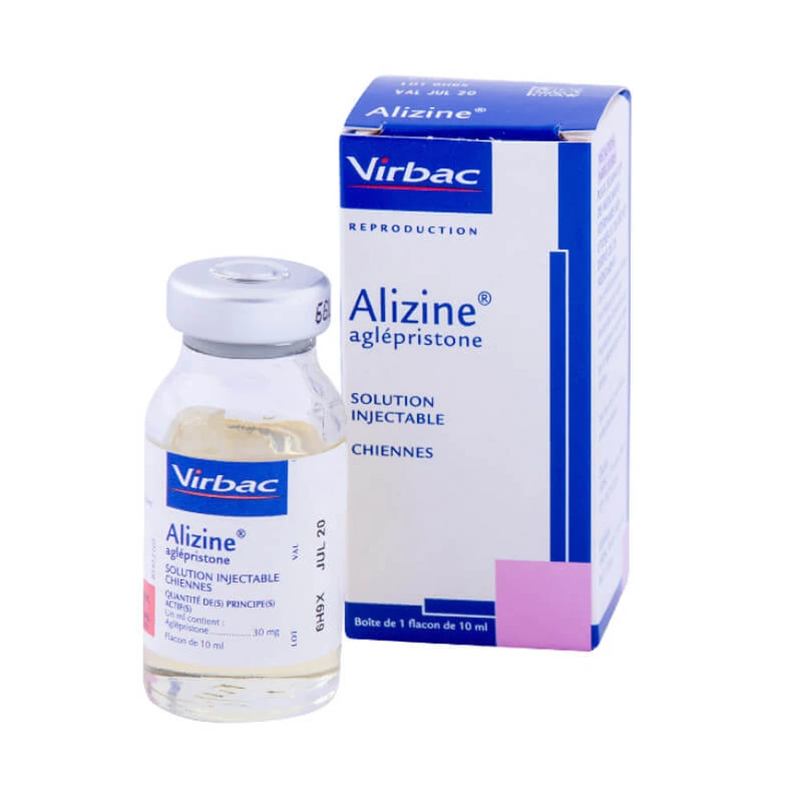 Virbac (Вирбак) Alizin - препарат Ализин для прерывания беременности либо ее предотвращения; 10 мл для животных: цены и характеристики