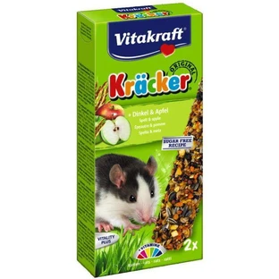 Vitakraft (Вітакрафт) Kracker Original Spelled + Apple - Крекери з спельтою та фруктами для щурів; 2 шт./уп.