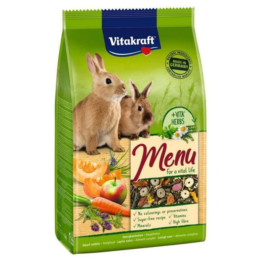 Vitakraft (Витакрафт) Premium Menu Vital - Корм премиальный для кроликов; 3 кг: цены и характеристики