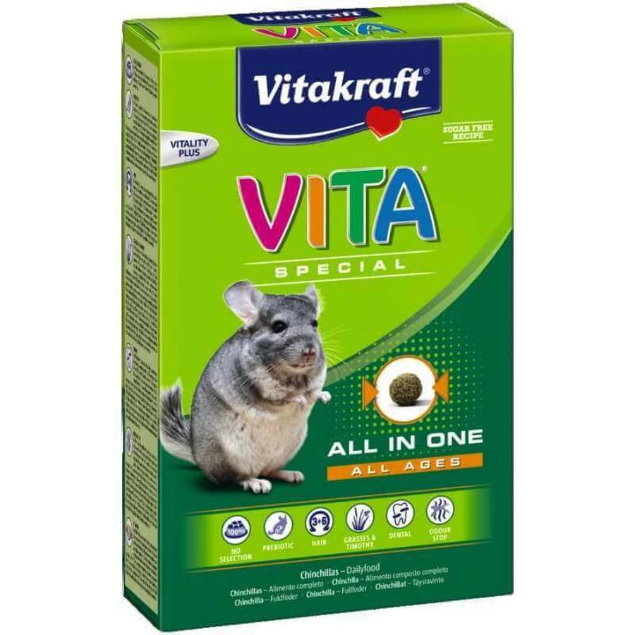 Vitakraft (Вітакрафт) VITA Special - Корм для шиншил; 600 г: ціни та характеристики