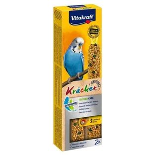 Vitakraft (Витакрафт) Kracker Original Feather Care - Крекер для волнистых попугаев в период линьки; 2 шт./уп.