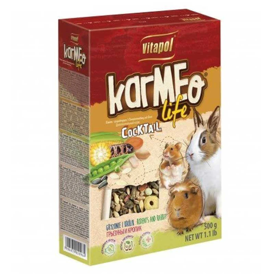 Vitapol Karmeo Coctail Life - Додаткова кормова суміш для гризунів та кроликів; 500 г: ціни та характеристики
