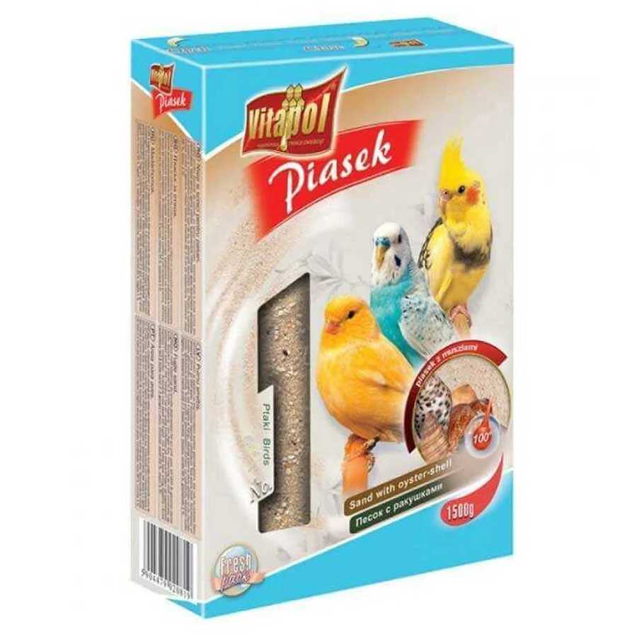 Vitapol Sand - Песок с ракушками для птиц; 1,5 кг: цены и характеристики