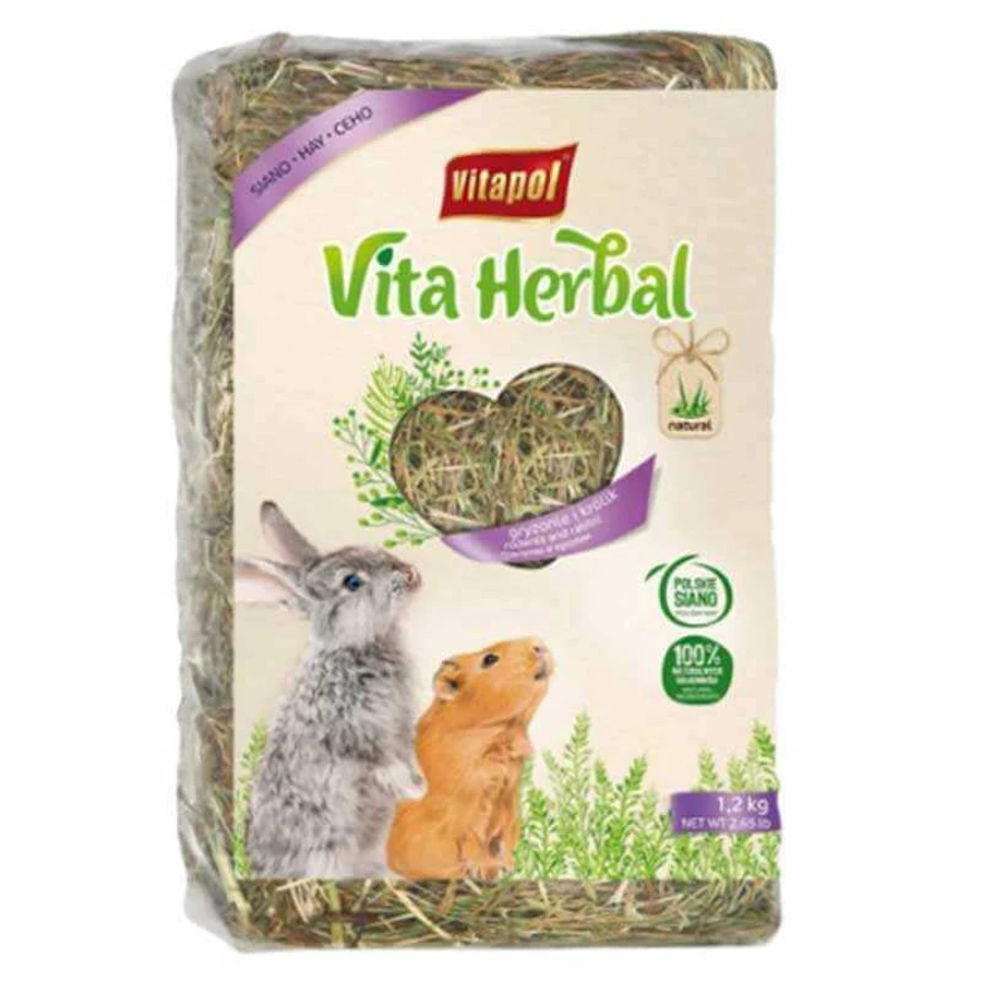 Vitapol Vita Herbal - Сено с ромашкой лекарственной для грызунов; 1,2 кг: цены и характеристики