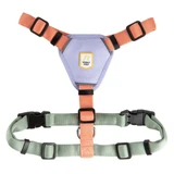 Woolly Wolf Color Block Harness Salmon Pink Mix - Шлейка анатомическая для собак маленьких и средних пород; XS / 31-42х42-56 см