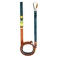 Woolly Wolf Color Block Multi-use Leash Lime Mix - Многофункциональный поводок «свободные руки» для собак средних и больших пород; 2х170-300 см