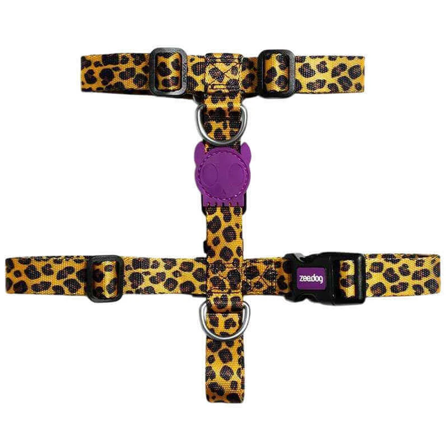 Zee.Dog H-Harness Honey - Шлейка с леопардовым принтом для собак; XS / 20-34х23 -37,8 см: цены и характеристики
