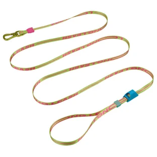 Zee.Dog Long Leash CMYK - Регулируемый поводок с фиксатором для собак; 1,5х175-300 см (Салатовый)