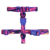 Zee.Dog H-Harness Glitch Error#500 - Шлея з кольоровим принтом для собак; M / 31-49,8х42-68,8 см