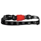 Zee.Dog Scull 2.0 - Ошейник с принтом Череп для собак; XS / 1х23-33 см (Черный / Красный)