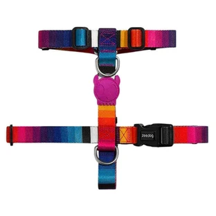 Zee.Dog H-Harness Prisma - Шлейка с цветным принтом для собак; M / 31-49,8х42-68,8 см
