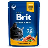 Brit Premium Cat Pouches with Salmon&Trout - Пауч с лососем и форелью для кошек; 100 г
