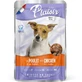 Plaisir (Плєзір) Adult Dog Chickenamp;Vegetables Chunks In Gravy - Повнораціонний вологий корм з куркою та овочами для дорослих собак (шматочки в соусі); 100 г