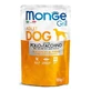 Monge Dog Grill Pollo & Tacchino - Консервированный корм с курицей и индейкой для взрослых собак; 100 г