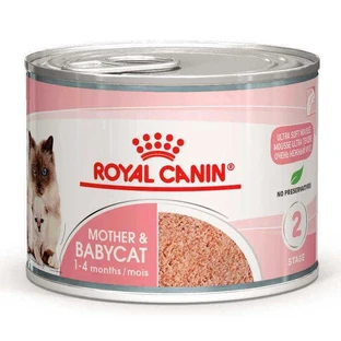 Royal Canin Mother amp; Babycat Mousse - Консервований корм для кошенят з моменту відлучення до 4 місяців (мус); 195 г
