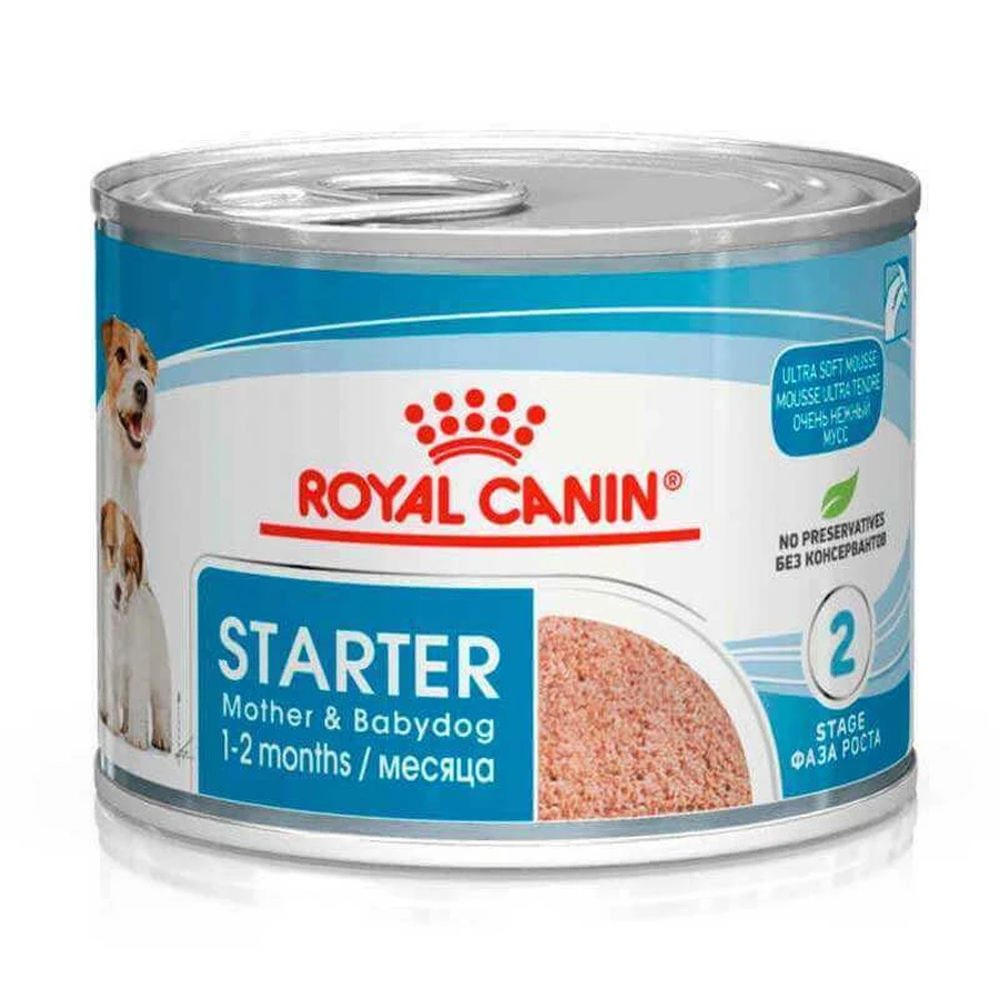 Royal Canin Starter Motheramp;Babydog Mousse - Мус для цуценят до 2-х місяців; 195 г: ціни та характеристики