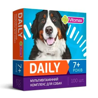 Vitomax (Вітомакс) Daily - Вітаміни для собак 7+ років; 100 таб.
