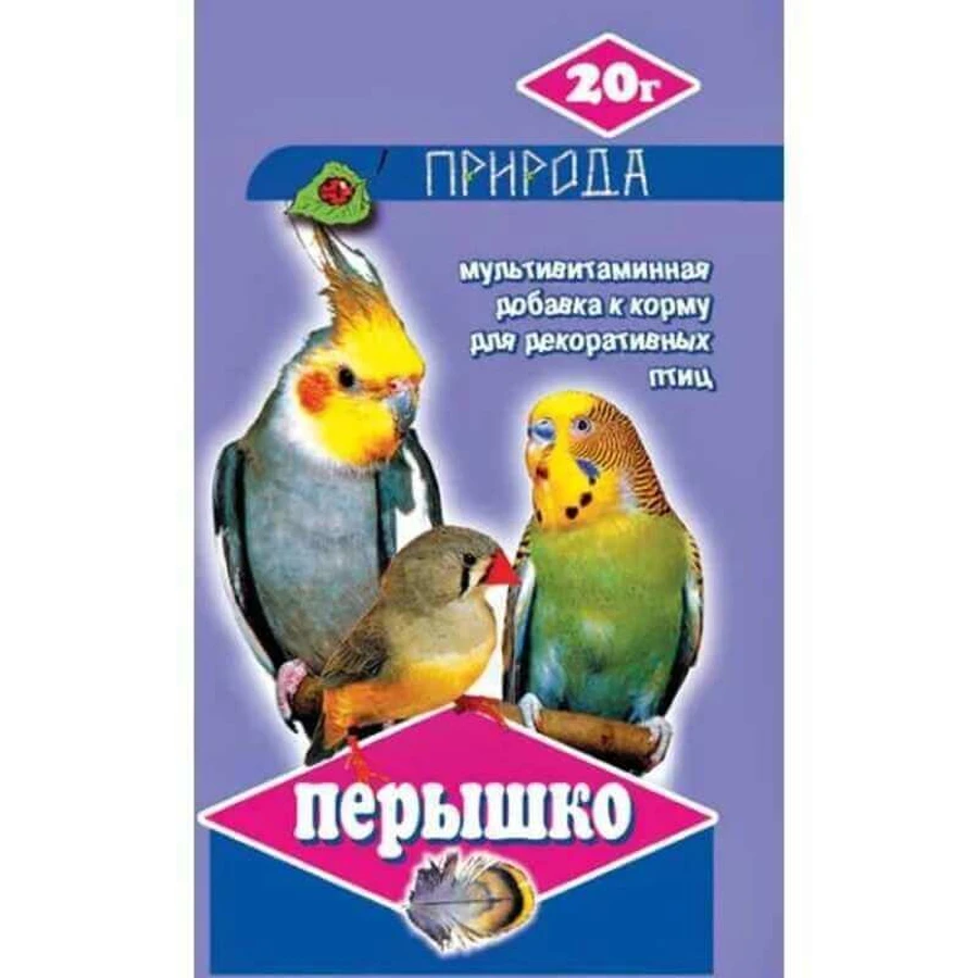 ТМ 'Природа' Вітаміни 'Пір'ячко' для хвилястих папуг; 20 г: ціни та характеристики