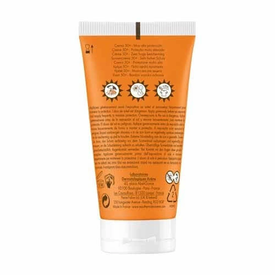 Avène Solari Крем 50+ УФ-лучи и синий свет для чувствительной и сухой кожи 50 мл: цены и характеристики