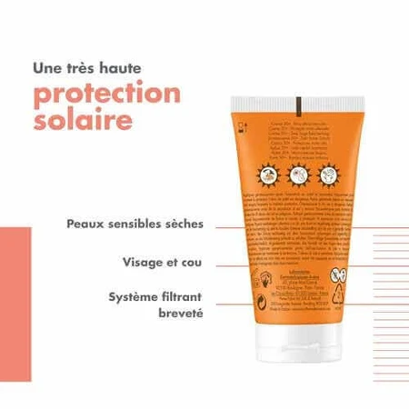 Avène Solari Крем 50+ УФ-лучи и синий свет для чувствительной и сухой кожи 50 мл: цены и характеристики