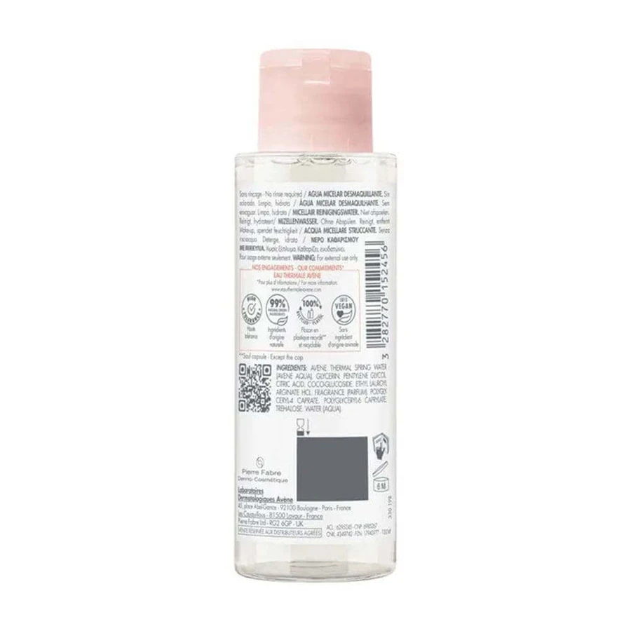 Avène Les Essentiels Міцелярний очищуючий лосьйон для обличчя та очей для чутливої шкіри Peaux Sensibles 100 мл: ціни та характеристики