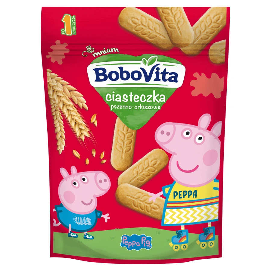 Набор BoboVita Peppa Pig Пшеничное печенье, после 1 года, 4 х 150 г + игральные карты на память, 24 бесплатно: цены и характеристики