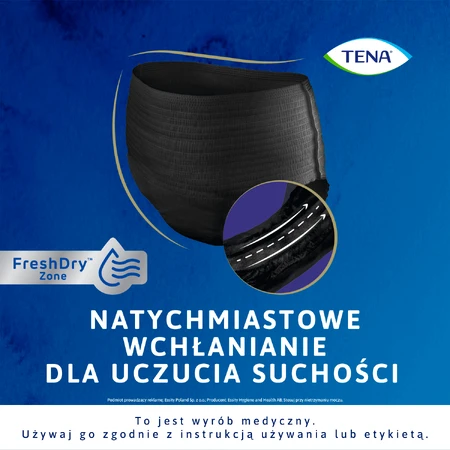 Труси Tena Lady Pants Noir, поглинаючі труси, розмір M, 75-105 см, Plus, 30 штук: ціни та характеристики