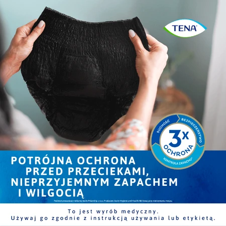 Труси Tena Lady Pants Noir, поглинаючі труси, розмір M, 75-105 см, Plus, 30 штук: ціни та характеристики